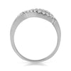 Sterling Silver Angel Wing CZ Fashion Ring