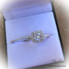 1.00 CTW Cushion Cut CZ Bridal Ring Set