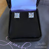 7mm Princess Cut 5A Flawless Simulated Diamond Studs