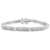 Silver Tone Elegant CZ Womens Bracelet