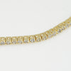 Gold Tone 2.70 CTW CZ Tennis Bracelet