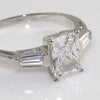 1.75 Carat Radiant Cut 3 Stone CZ Fashion Ring