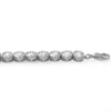Silver Tone 13 CTW CZ Bezel Set Tennis Bracelet