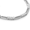 4.8 CTW Silver Tone CZ Fashion Necklace