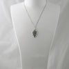 Sterling Silver Polished Leaf Necklace Set