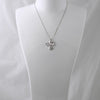 Sterling Silver Cubic Zirconia Angel Necklace