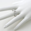Fancy Cubic Zirconia Sterling Silver Eternity Ring
