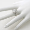 3.10 CTW Fancy Sunburst Halo CZ Fashion Ring