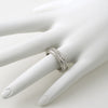 Sterling Silver Fancy Cubic Zirconia Eternity Band