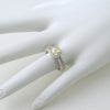 2.10 CTW Cushion Cut Canary CZ Split Shank Ring