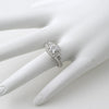 2.15 CTW Fancy Octagon Halo CZ Engagement Ring