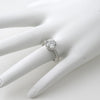 2.45 CTW Solitaire CZ Ring in Crown Setting