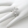 Sterling Silver Dragonfly CZ Fashion Ring