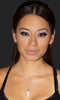 Silver Micropave Concave Teardrop Necklace Set