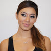 Sterling Silver Signity CZ Infinity Sign Necklace