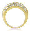 2.25 CTW 14K Gold Tone Pave' Fashion Ring