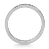 Sterling Silver Thin CZ Fashion Band