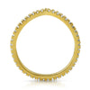 Gold CZ Winged Eternity Fashion Ring