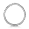 Silver CZ Winged Eternity Fashion Ring