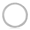 Sterling Silver Curvy CZ Eternity Ring