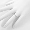 Sterling Silver Thin CZ Fashion Band