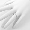 Silver Borderless Thin CZ Eternity Band