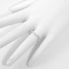 Silver CZ Winged Eternity Fashion Ring
