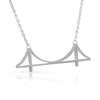 Jewelure Silver Bay Bridge Necklace