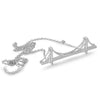 Jewelure Silver Bay Bridge Necklace
