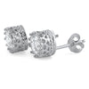 6mm Silver 0.84 Carat Round Cut CZ in Crown Setting