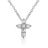 Signity CZ Baby Cross Pendant and Necklace Set