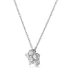 Silver 0.65 CTW Cubic Zirconia Star Necklace