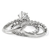 2.68 CTW Cubic Zirconia Solitaire Silver 3 Ring Set