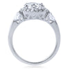 2.90 CTW Oval Cut Cubic Zirconia Silver Fashion Ring