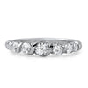 CZ Braided Sterling Silver Fashion Band