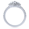 Sterling Silver Cubic Zirconia Fashion Cluster Ring