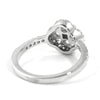 Sterling Silver Cubic Zirconia Fashion Cluster Ring