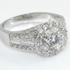 4.68 CTW Fancy Sterling Silver CZ Cocktail Ring