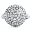 Signity CZ Pave Set Igloo Dome Fashion Ring