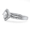 1.33 CTW Geometric Modern Engagement Ring