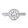 2.45 CTW Solitaire CZ Ring in Crown Setting