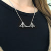 Jewelure Silver Bay Bridge Necklace