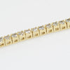Gold Tone 2.70 CTW CZ Tennis Bracelet