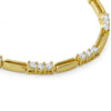 4.8 CTW Gold Tone CZ Fashion Necklace