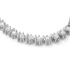 10.5 CTW Silver Tone Cubic Zirconia Necklace