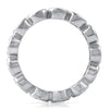 3mm CZ Silver Bezel Set Eternity Ring