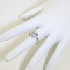 2.30 CTW Sterling Silver CZ Halo Ring