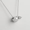 Heart With Wings Signity CZ Necklace 925 Silver