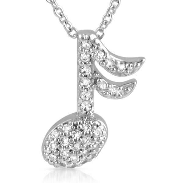 Music Note Necklace – Paige Barbee Jewelry