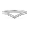 Silver CZ Winged Eternity Fashion Ring